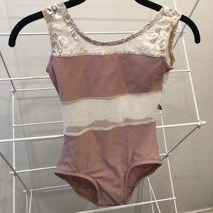 Lucky Leo lace leotard  xs